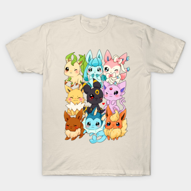 Chibi Eevee eeveelutions vs2